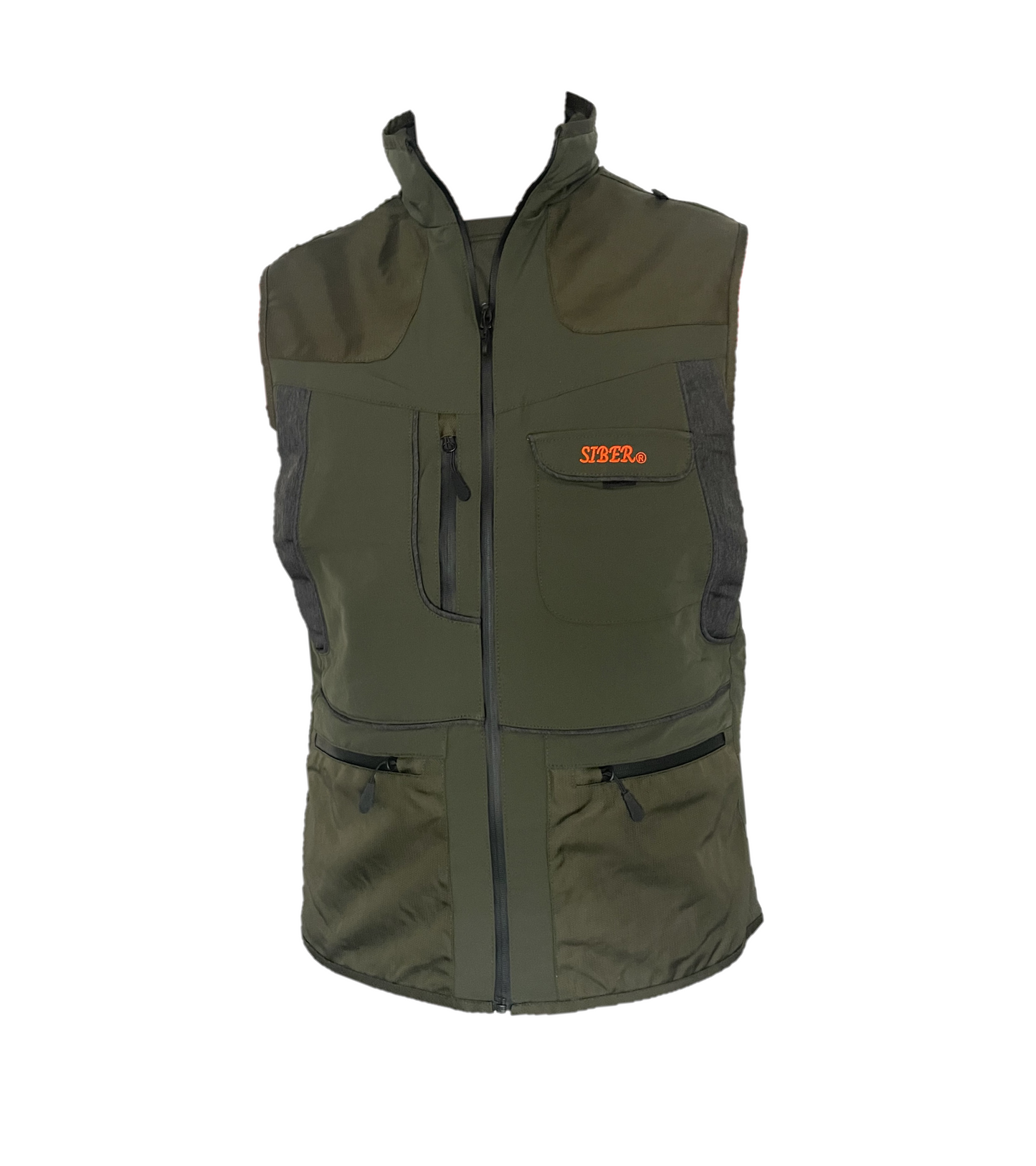 Gilet Siber in Softshell uomo elasticizzato idrorepellente con applicazioni in cordura