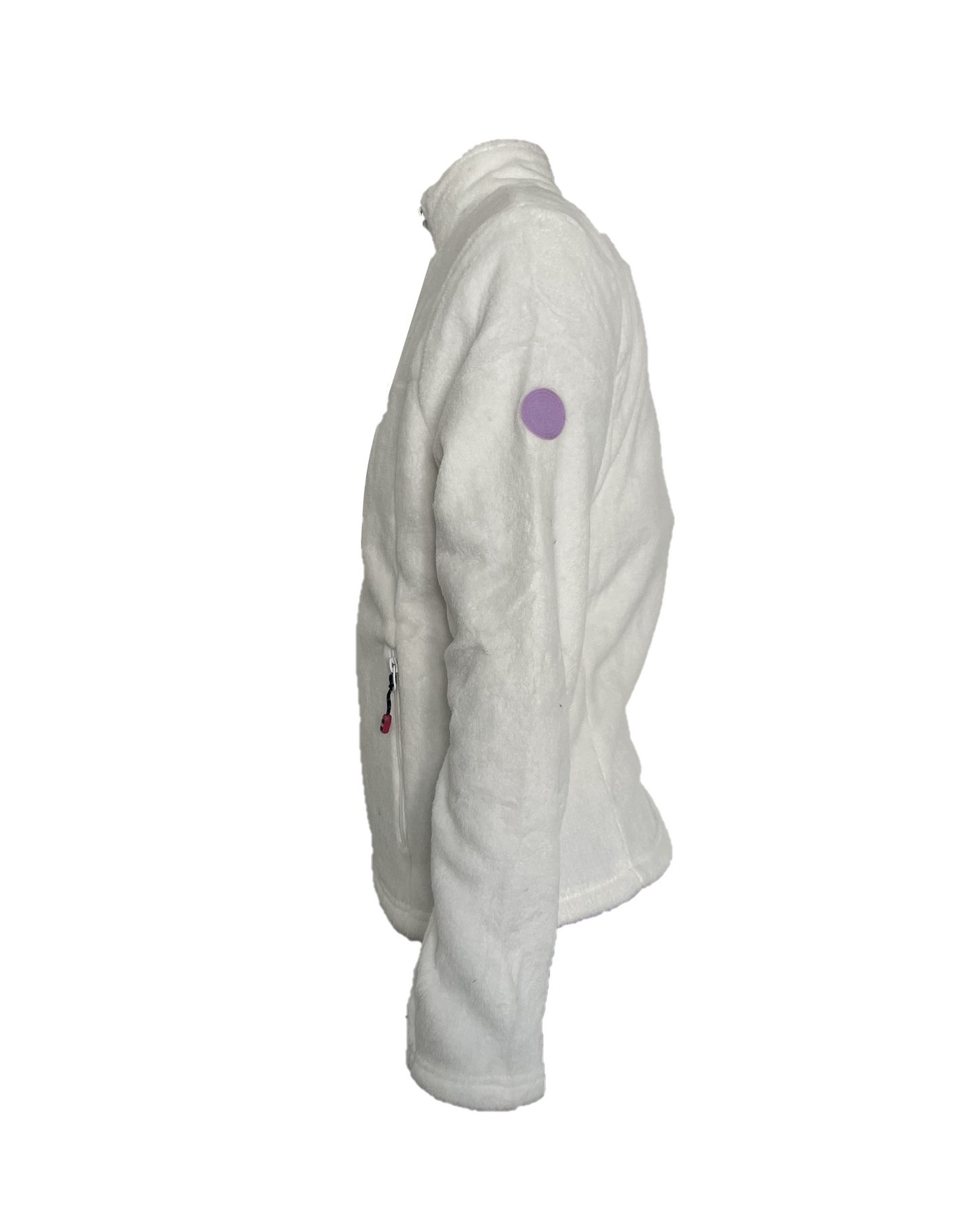 Giacca pile donna Aura Bianco