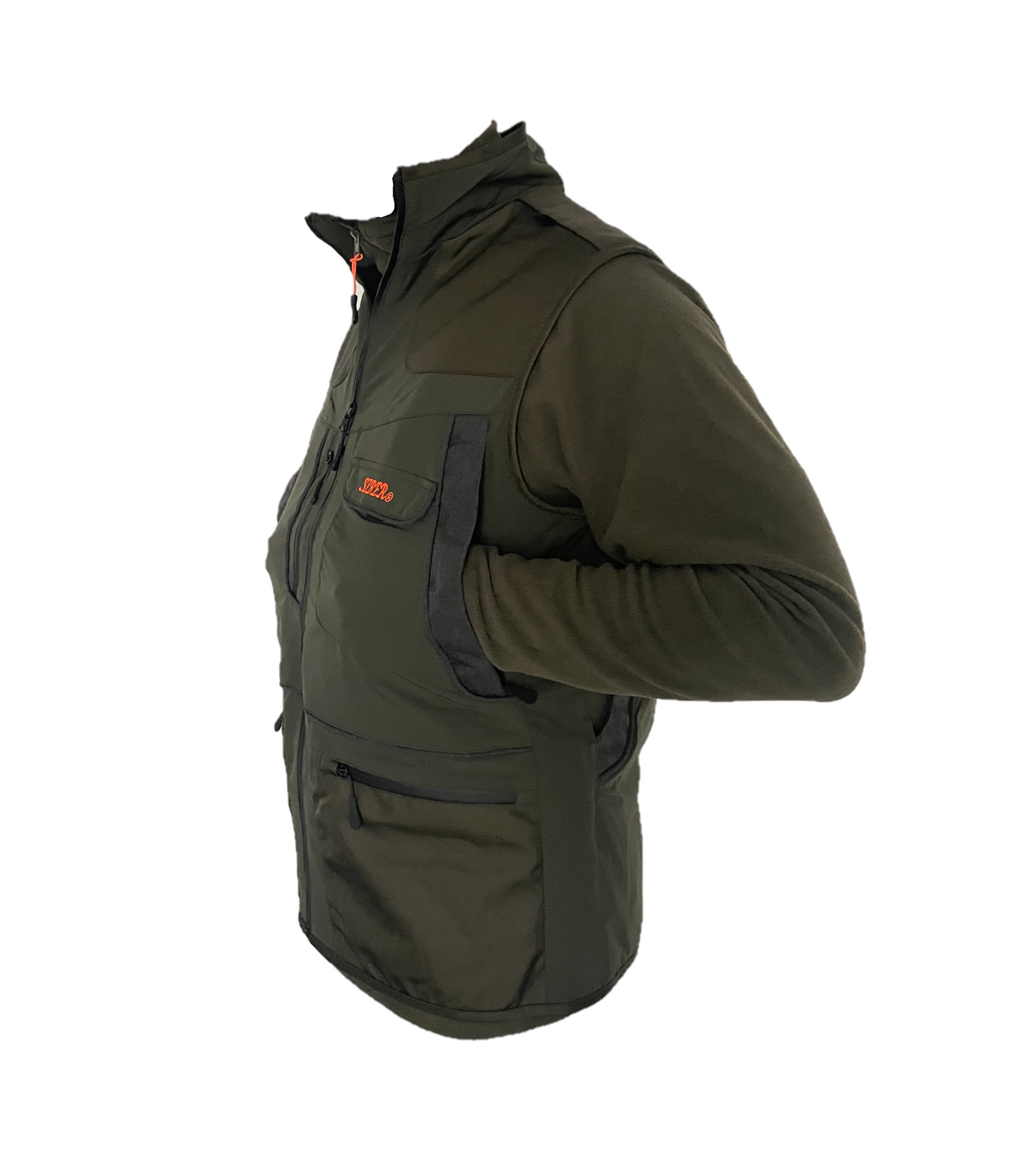 Gilet Siber in Softshell uomo elasticizzato idrorepellente con applicazioni in cordura