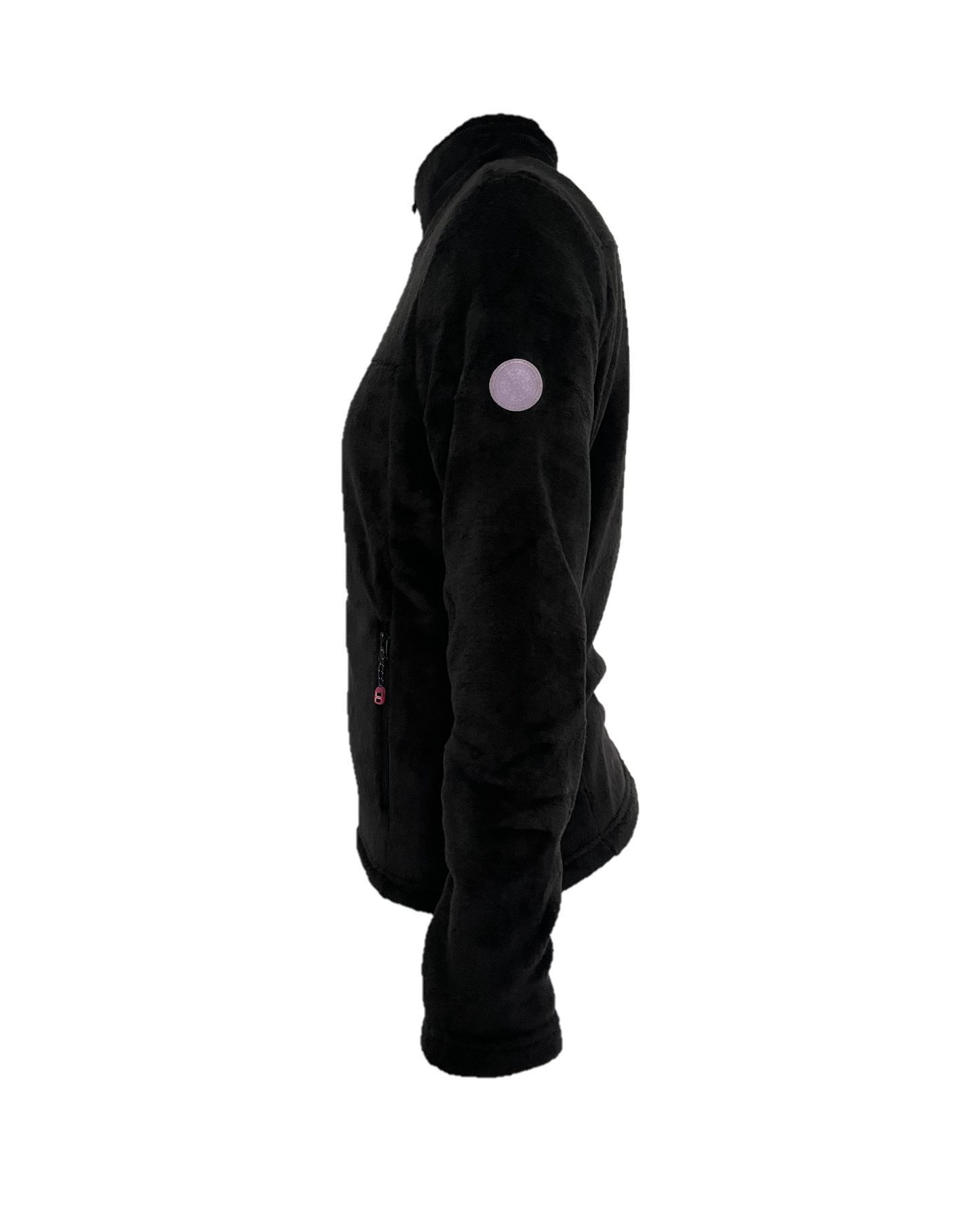 Giacca pile donna Aura Nero