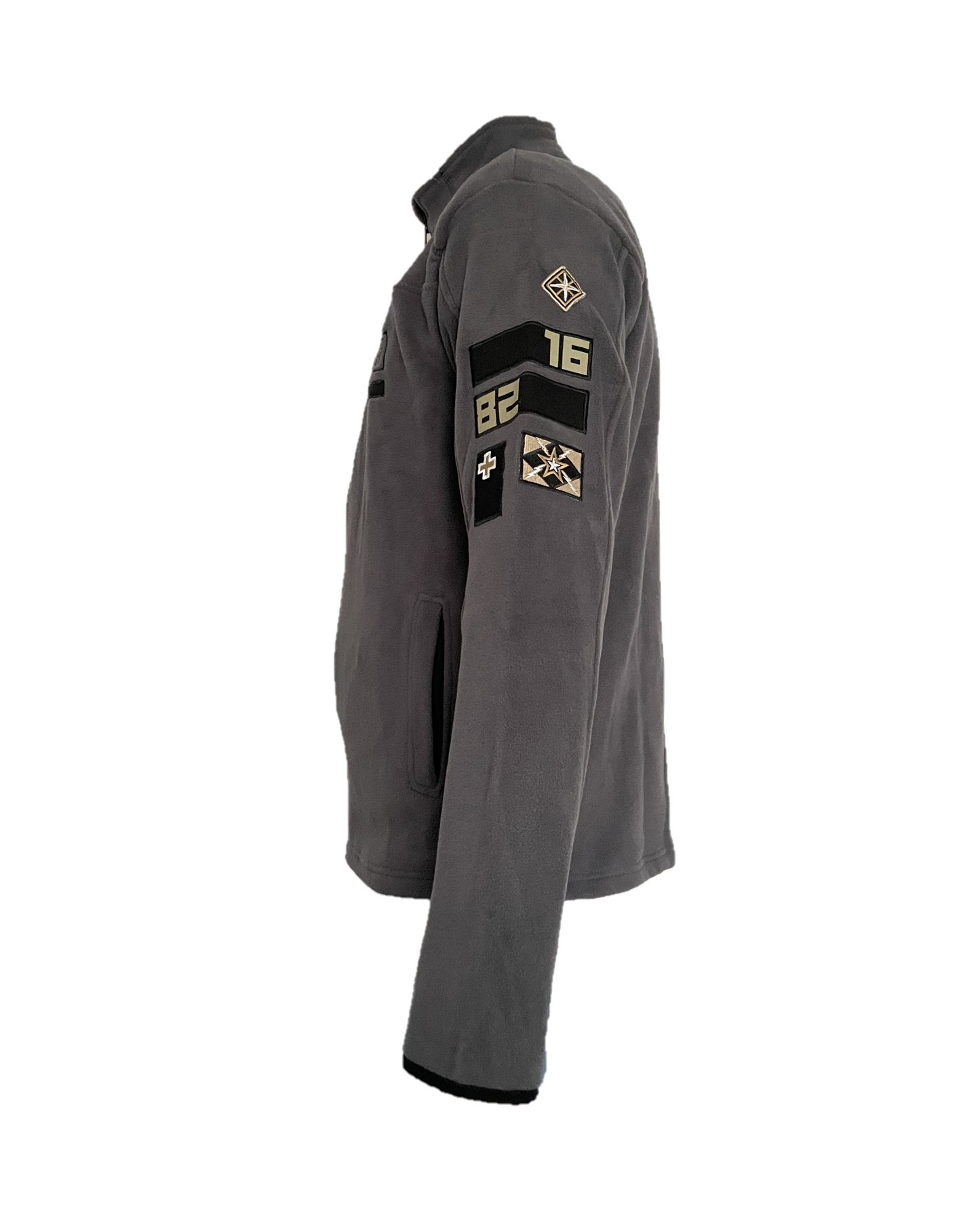Giacca pile Uomo Ares Grigio Fumo