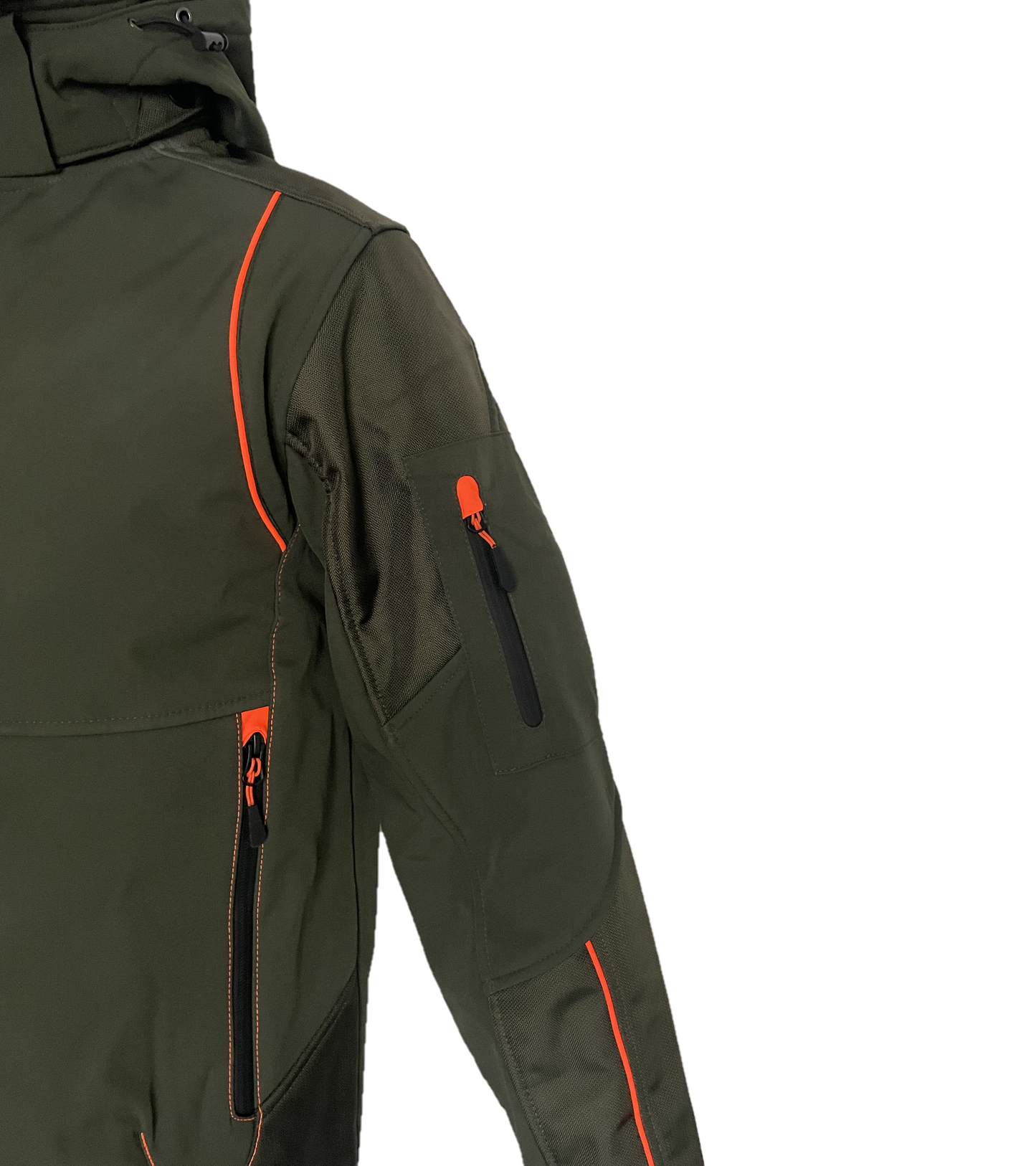 Giacca Tecnica uomo Siber Softshell Idrorepellente Verde