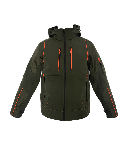 Giacca Tecnica uomo Siber Softshell Idrorepellente Verde