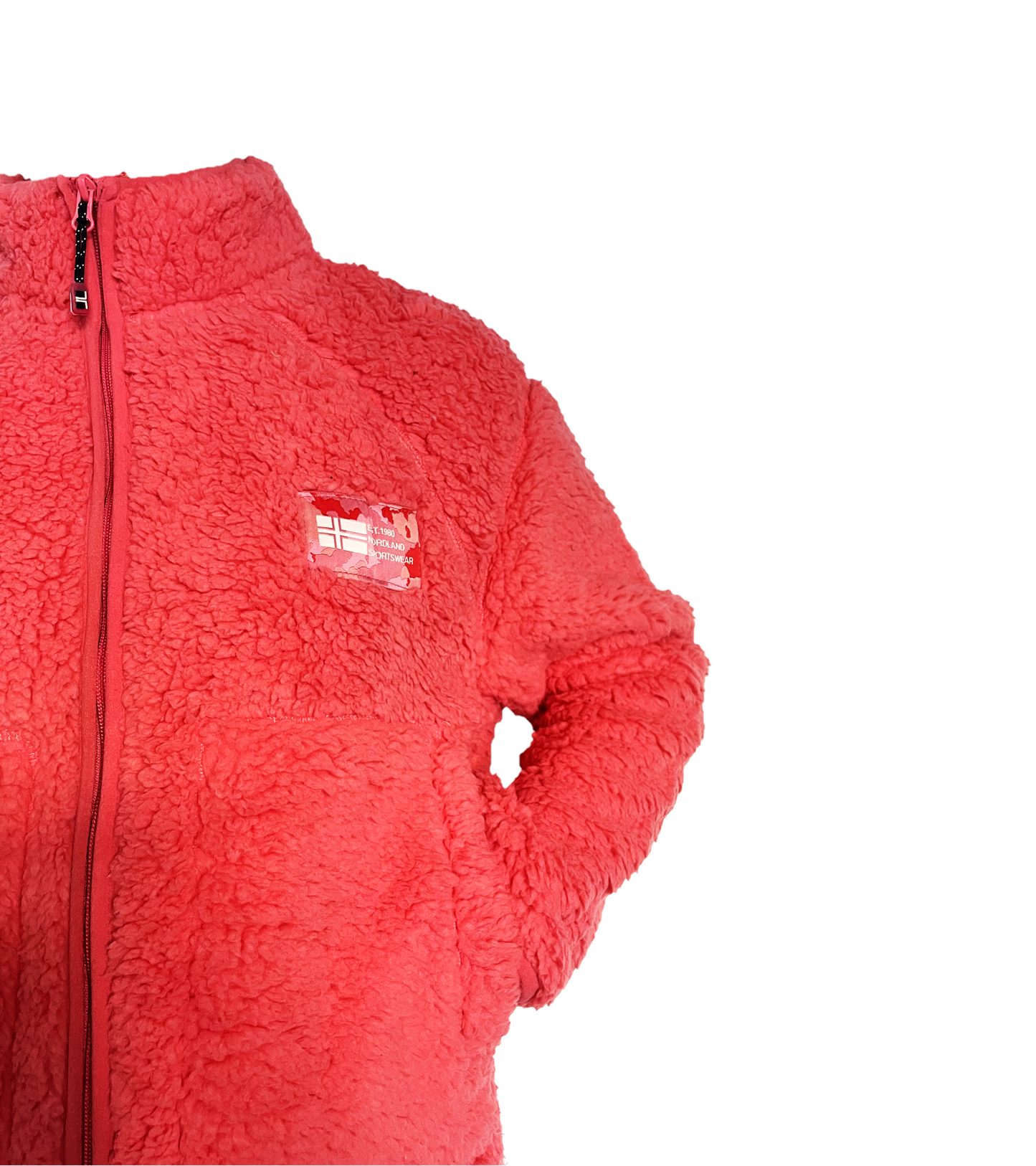 Giacca pile donna Sherpa Blush