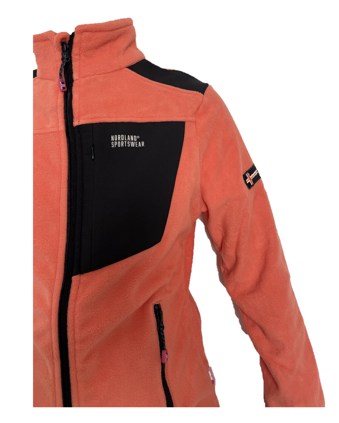 Giacca pile donna Olimpia Pesca