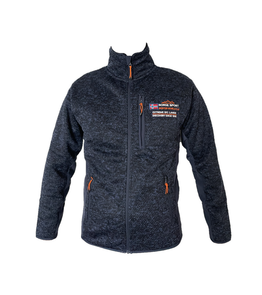 Giacca Pile Melange Ultra Tech uomo Antelao Blu