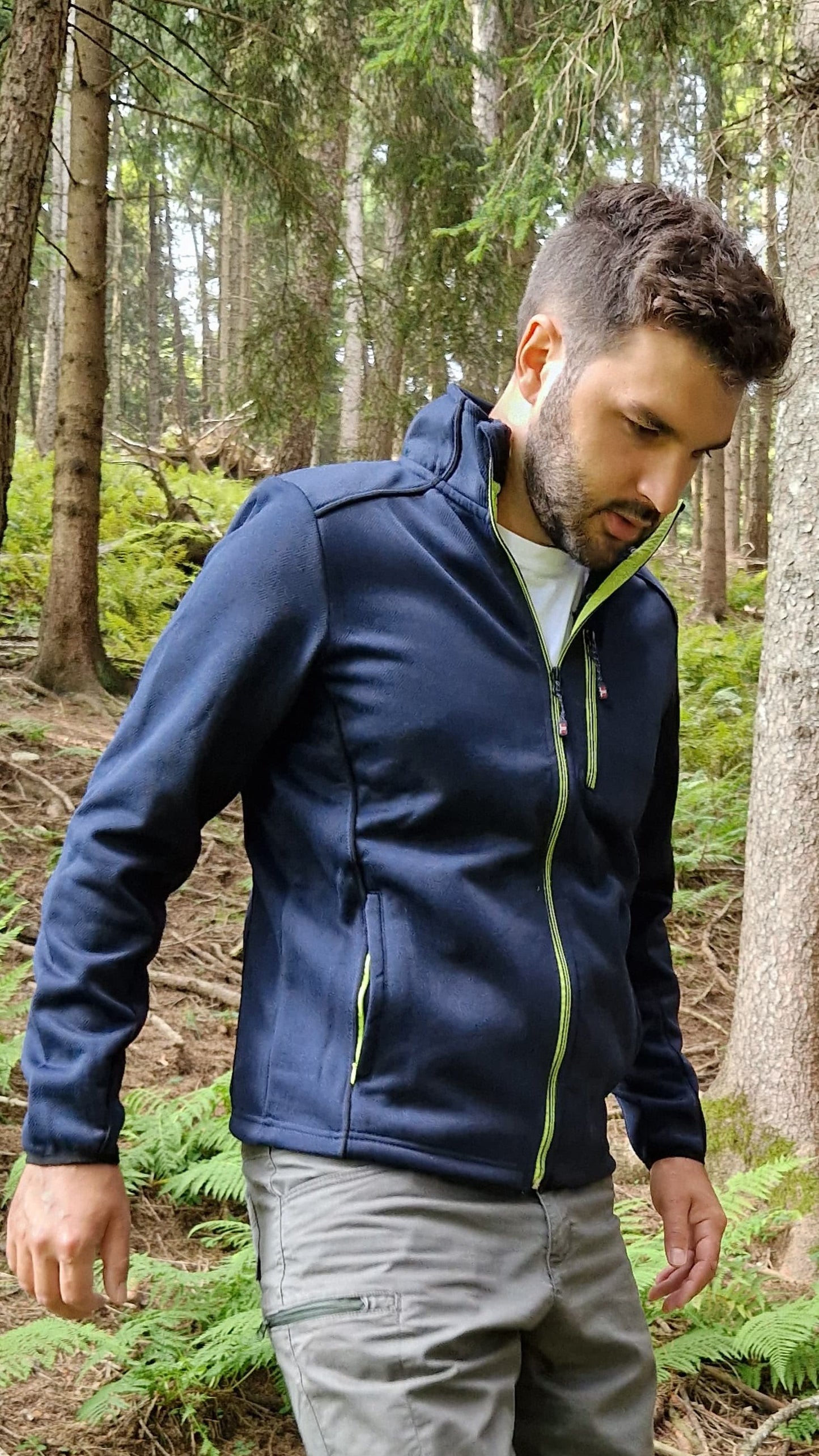 Giacca pile tech uomo Ulisse Blu
