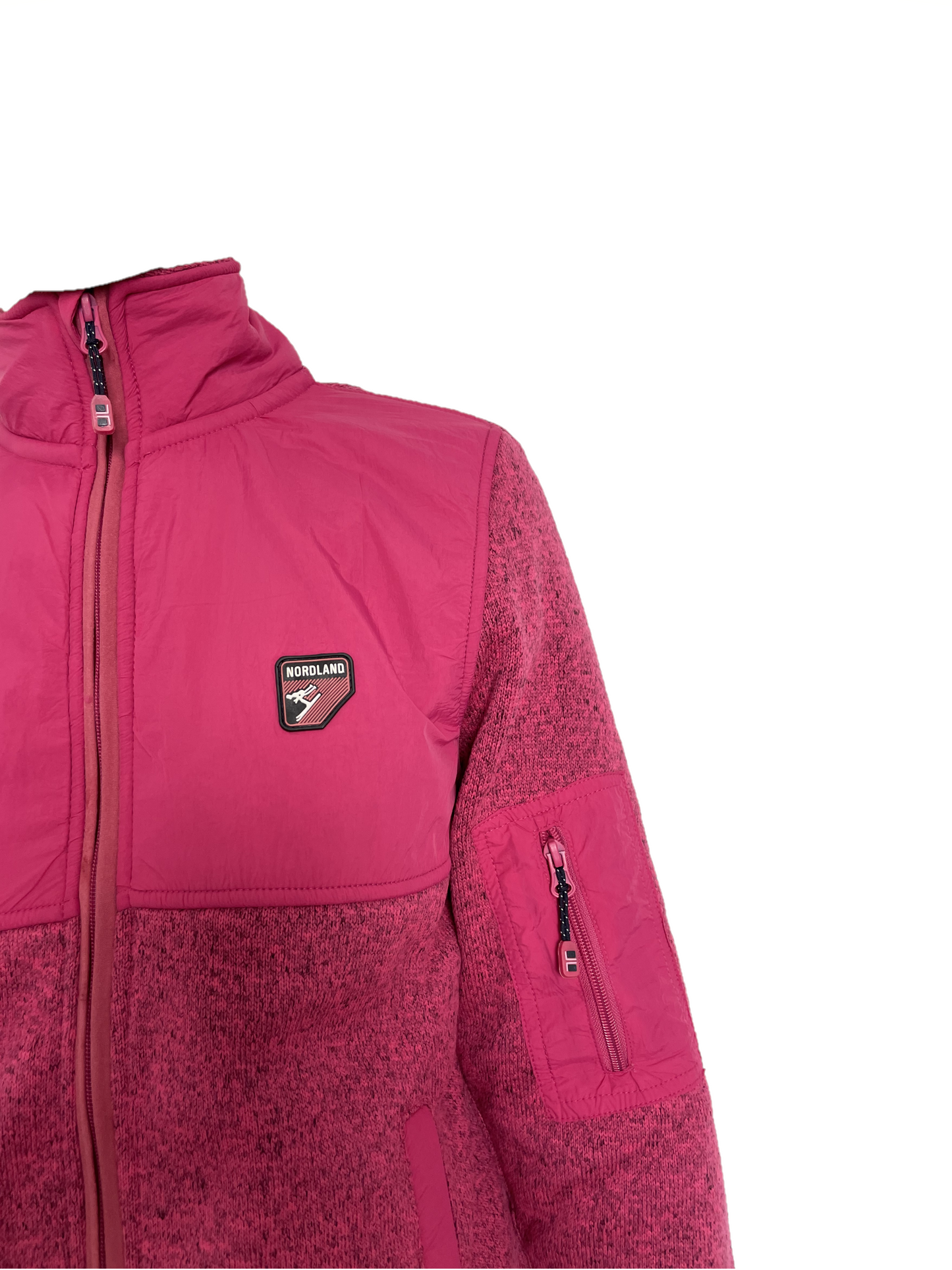 Giacca pile tech donna Atena Rosa acceso