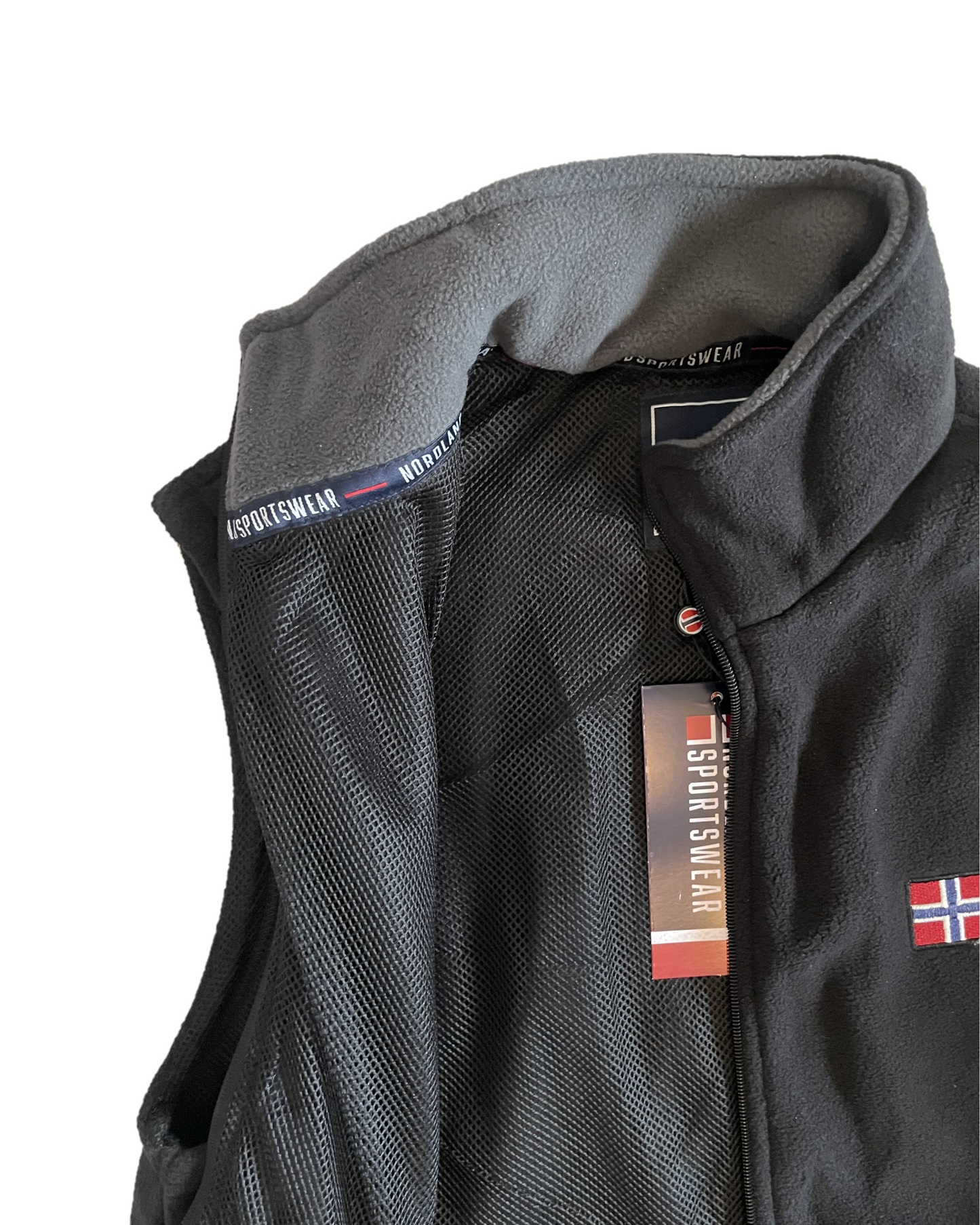 Gilet pile Uomo Urano Nero