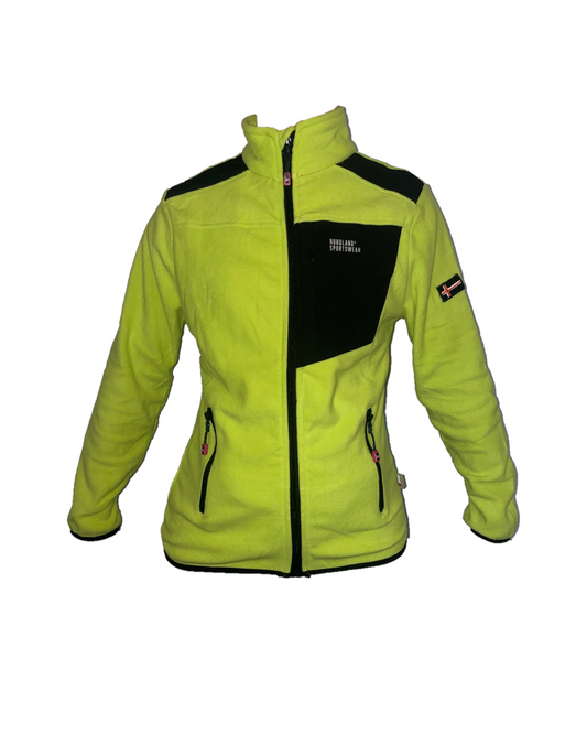 Giacca pile donna Olimpia Lime