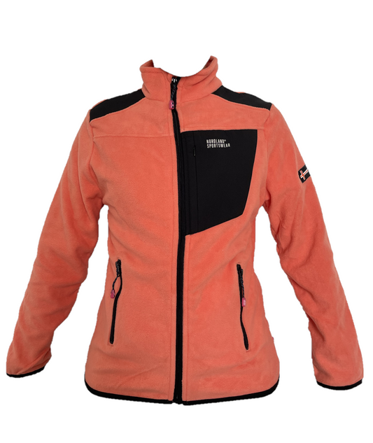 Giacca pile donna Olimpia Pesca