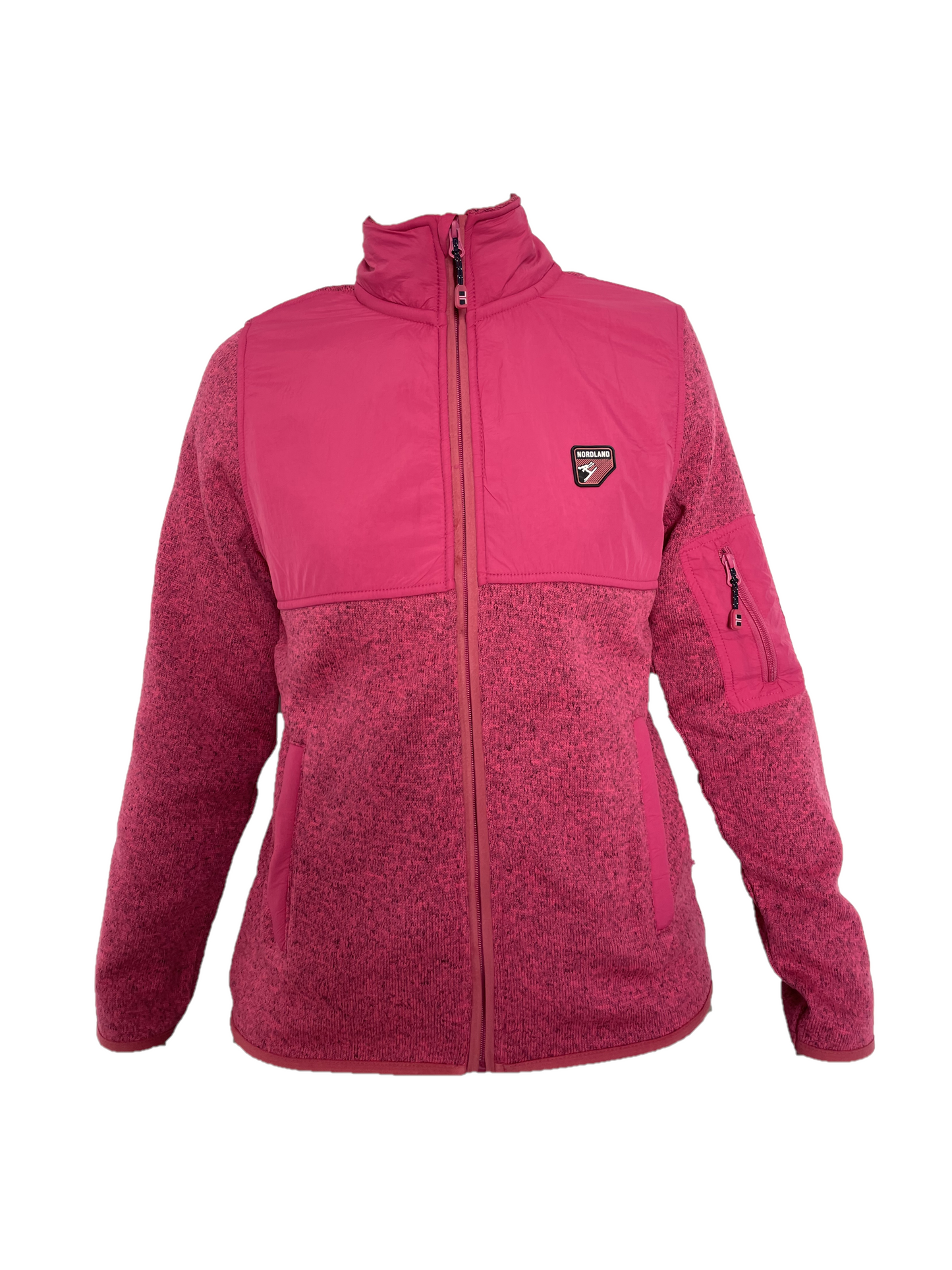 Giacca pile tech donna Atena Rosa acceso