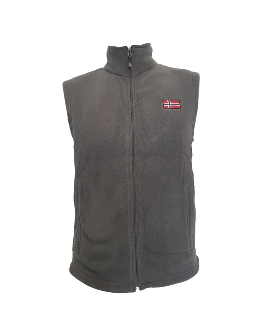 Gilet pile Uomo Urano antracite